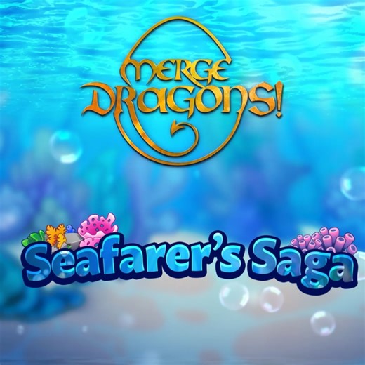 5.5K views · 70 reactions |  Dive into the depths of the ocean with our latest event, Seafarer's Saga!  Embark on an underwater adventure to discover hidden treasures and mysterious artifacts. Merge your way to victory and unlock exclusive rewards! | Merge Dragons | Facebook