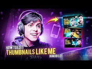 How To Make an Attractive 🔥 Thumbnail For YouTube Videos With Glow Effect | Tutorial For Beginners