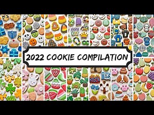 1 Hour Satisfying Cookie Decorating with Royal Icing Compilation ~ Every cookie I made in 2022