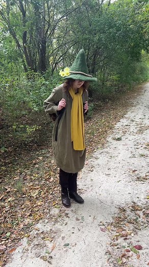 Snufkin and Moomintroll Winter Cosplay Adventure