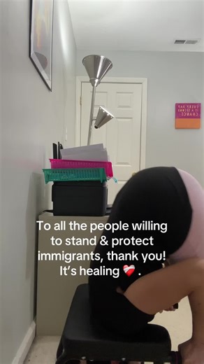Dear immigrant neighbors, I see all the terrible things happening. And I also see the kindness & compassion. Humanity still exists. Do not lose hope. Stay vigilant. Stay connected. Check in on one another. There are helpers everywhere- people who are paying attention, who are willing to stand up, advocate, and protect us immigrants. We are not invisible to them. Do what you need to do to be safe. Trust your instincts. Safety is survival. ❤️‍🩹