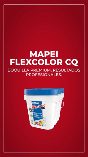 Mapei Flexcolor CQ es la boquilla lista para usar que ofrece acabado uniforme, alta resistencia al agua y a las manchas. Ideal para cerámica, porcelanato y piedra natural, tanto en interiores como exteriores. Rinde más, aplica fácil y garantiza resultados duraderos con calidad profesional. ⚒ Escríbenos al WhatsApp 5555-0257 📲 o por inbox 📩 ¡Será un gusto atenderte 😉! | Samboro
