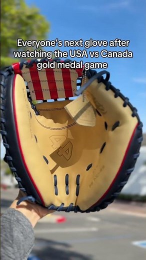My next glove after watching the USA Vs Canada gold medal game
