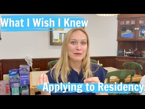 What I Wish I Knew | applying to residency