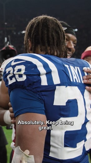 2.4M views · 44K reactions | Jonathan Taylor has so much respect for Bijan Robinson ❤️ | NFL | Facebook