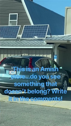It’s not the solar panels….we’ll probably not. #amishwomen #amish #church #churchfamily #christian #