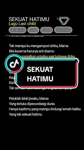 Lagu Sekuat Hatimu Full Lirik