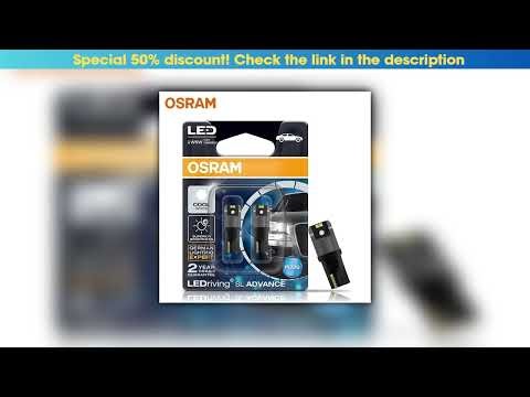 Top OSRAM LED T10 6000K W5W 194 LEDriving SL Advance 6000K White Car Reading Bulbs Door Lamps Inter