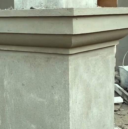 Concrete Column Construction Techniques Using Sand and Cement Bricks | Wisnu art