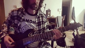 A little more #chugging on the new #schecter 8 string. Still getting used to it, but it's fun. Just #riffs made up on the spot. #sloppy #guitar #guitarplayer #metal #industrialmetal #instamusic #instamusician #musicgram #listentothis #watchthis | Edges of Seven