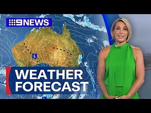 Australian Weather Update: A trough likely to linger bringing showers and storms. | 9 news Australia