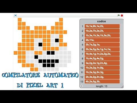 Tutorial Scratch [ITA]: (1 di 2) compilatore automatico di Pixel Art