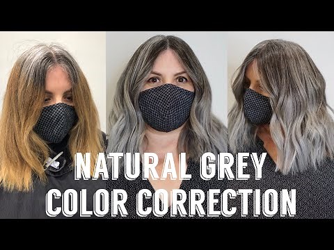 Natural Grey Color Correction | Seamless Blend for Low Maintenance Hair