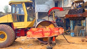 Converting a Dynapac Road Roller into a Shafted Roller