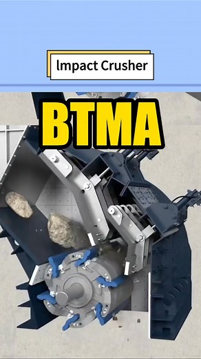 The internal structure and working principle of the impact crusher are shown. After the stone enters the crushing chamber, it is impacted and crushed multiple times between the high-speed rotor and the impact plate, and finally forms a high-quality finished material with beautiful particle shape and uniform specifications. Equipment advantages: ✅ The output particle size is uniform and the particle shape is beautiful, suitable for sand making or aggregate production ✅ Impact crushing, high crush