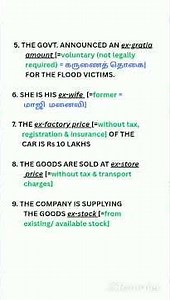 Meaning and use of "ex-" prefix #shorts