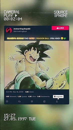 Grandpa Gohan Find Goku | Dragon Ball 1986 Hindi 🥲🐲