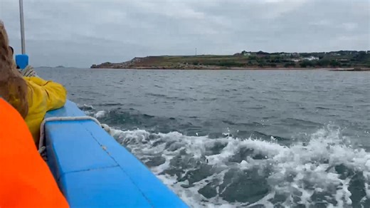 Off to Bryher for work today, calm as you like! #fblifestyle #bryher | The Isles of Scilly