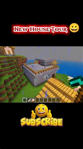 New House Tour 😃 in minecraft game [Minecraft Village]