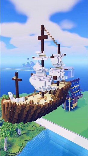 Medieval Ship Build #1 ⛵ (Minecraft Timelapse)