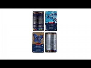 Derwent Inktense and Metallic Colored Pencils Bundle