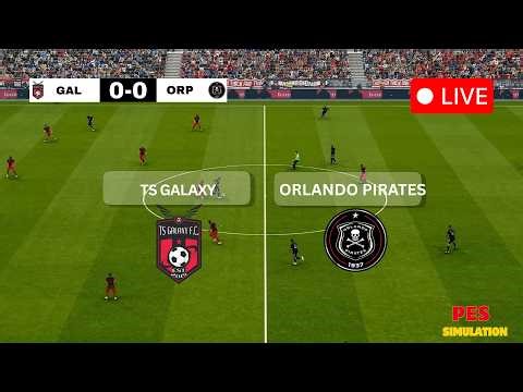 🔴 TS Galaxy vs Orlando Pirates LIVE | Betway Premiership 2025/26 | PES 21 Match Simulation