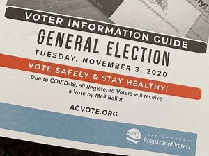 Fremont, Alameda County Ballot Drop Box Locations, Nov. 2020
