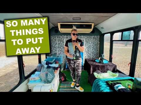 Let The Organizing Begin | Shuttle Bus Conversion Is Coming Together