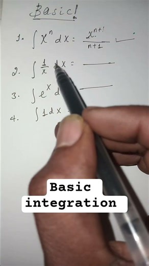 Solving integration for beginners #maths #calculus #algebraforbeginners #students #educational