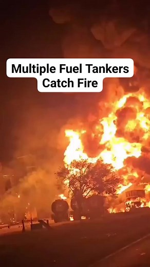 4.3K views · 20 reactions | A massive fire has engulfed several fuel tankers at Barnabas stage, Pipeline area in Nakuru after one reportedly exploded and ignited the rest. #nakuru #pipeline #fueltanker #explosion #fire | Y News | Facebook