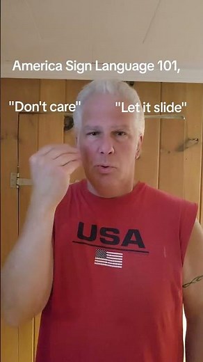 America Sign Language training content.