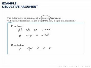 Logic Example: Deductive Argument
