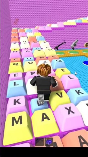 Keyboard Stairs😈#roblox #shorts #shortvideo #gaming