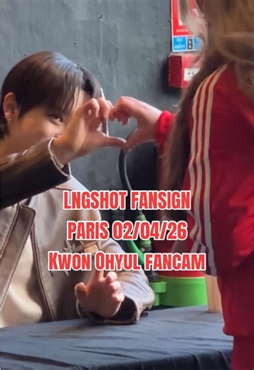 LNGSHOT Fansign Event in Paris - Special Moments