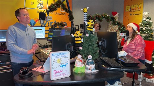 Happy December, Bee Up Club!! Listen at 7 AM to hear the first round of our K-8 2025 #B101ChristmasChoir Semifinalists 🤩 Here’s more of what's happening on The Kathy Romano Show! Best Christmas Ever continues! Listen at 6 AM, 8 AM, and 10AM, plus... 7:10a | IQ Round 1! $101 Jackpot 💰 9:10a | IQ Round 2! $101 Jackpot 💰 | B101 Philly