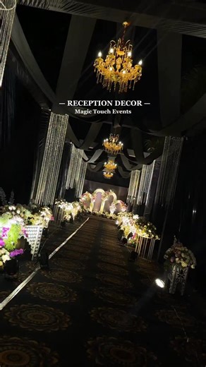Magic Touch Events & Entertainment 🪩 | Reception aesthetics for Harsh & Kim ✨ Every detail made with Magic Touch from the first shimmer of lights to the final floral touch,... | Instagram