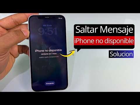 Solución 2026! iPhone no disponible cómo solucionarlo Gratis ✅