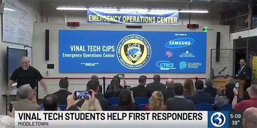 Students at Vinal Tech helping first responders worldwide