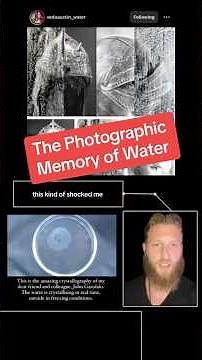 Water Remembers Everything You Show It #science #experiment #water