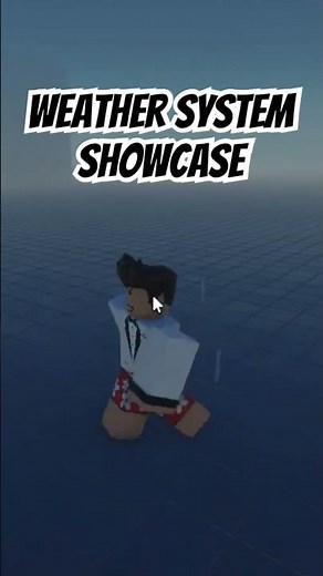 I made a Weather system in Roblox studio. #coding #roblox #robloxstudio #gamedev