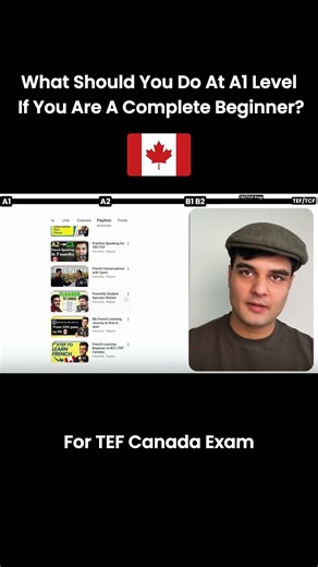 What to do as a complete beginner in French for TEF Canada