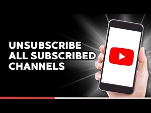 How to Unsubscribe all Subscribed Channelon YouTube at Once