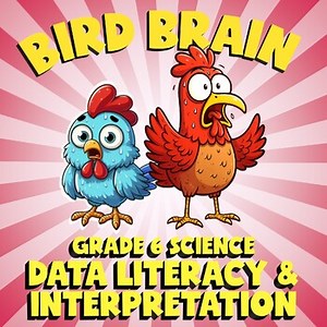 Data Literacy & Interpretation BIRD BRAIN Science Game - No Prep Grade 6 Review