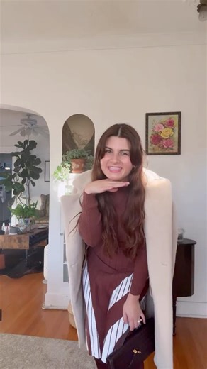 Thermal Leggings That Look Like Tights ❄️ Polished Winter Work Outfit