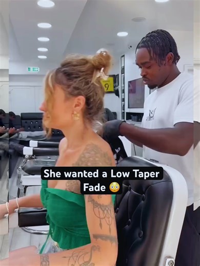 She Wanted a Low Taper Fade #barberlife #barbertok #hairtransformation #hairmakeover #barber #foryou #fade #fyp #foryoupage