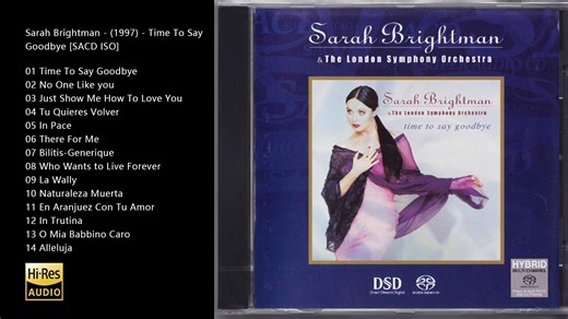 Hi-Res 24bit 96kh Sarah Brightman莎拉·布莱曼 -《Time To Say Goodbye》1997 [SACD- ISO]