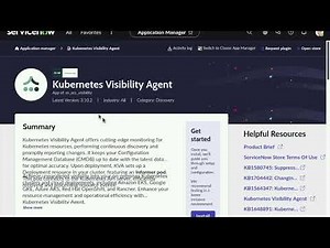 ServiceNow & OpenShift: Kubernetes Visibility Agent Installation