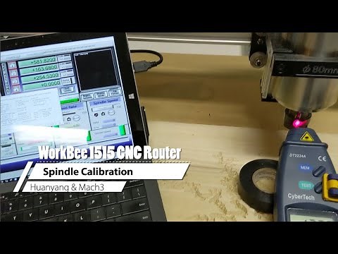 Huanyang VFD Spindle Calibration with Mach3 - Within 1%