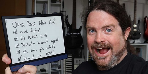 The ONYX BOOX Note Air: Android 10.0 on an E-Ink Tablet : dylanbeattie.net