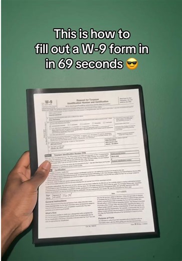 Need to fill out a W9 form this upcoming tax season! Use a W9 generator, it handles everything for you 🏆 #w9 #taxseason #taxforms #w9form #taxtips